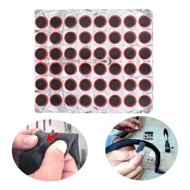 TEMU 144 Parches de 25 mm para reparar neumáticos fríos