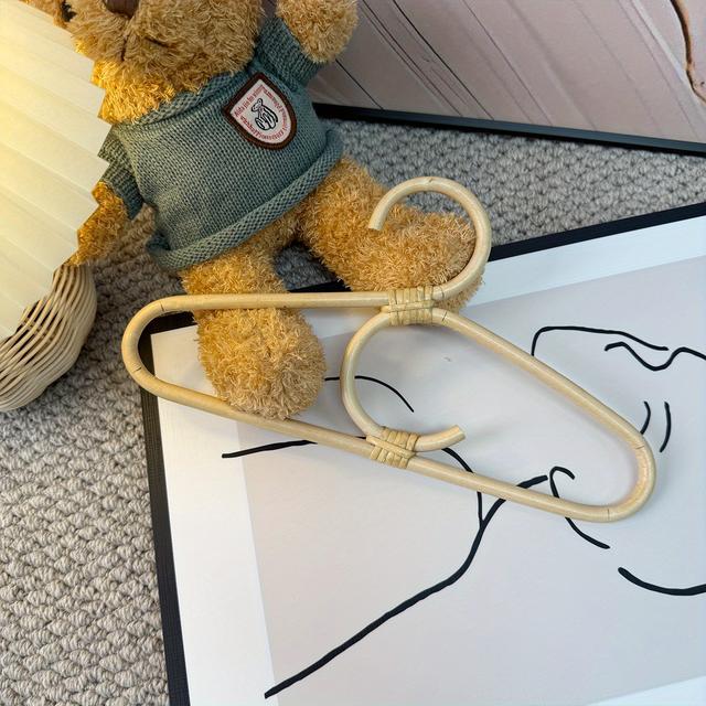 TEMU Accroche-vêtements en Rotin avec Crochets pour la Décoration de des Jeunes, Accessoires de Photographie pour de Vêtements pour Jeunes