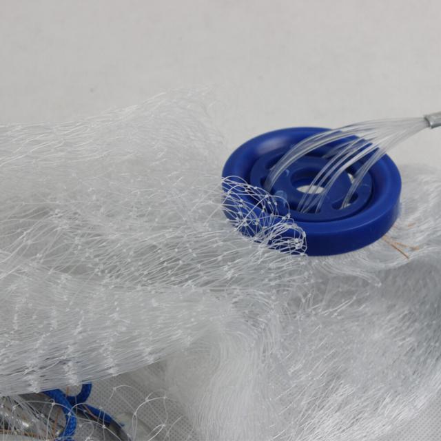 TEMU 14ft Hand Cast Bait Dense Mesh Netting Hollow Sinker .2m Weaving Effective Catching