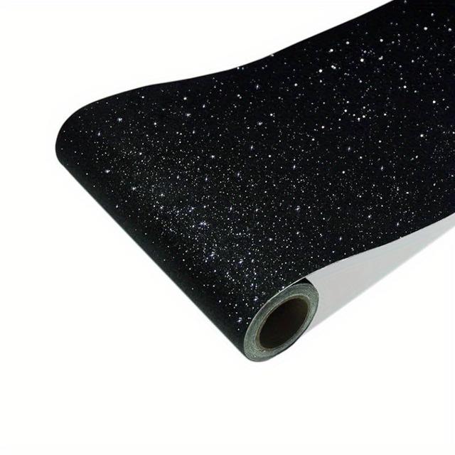 TEMU Glitzernde Glanz-Wandkante zum Abziehen & Aufkleben - Selbstklebende Dekorationsleiste für Schlafzimmer, Badezimmer, &