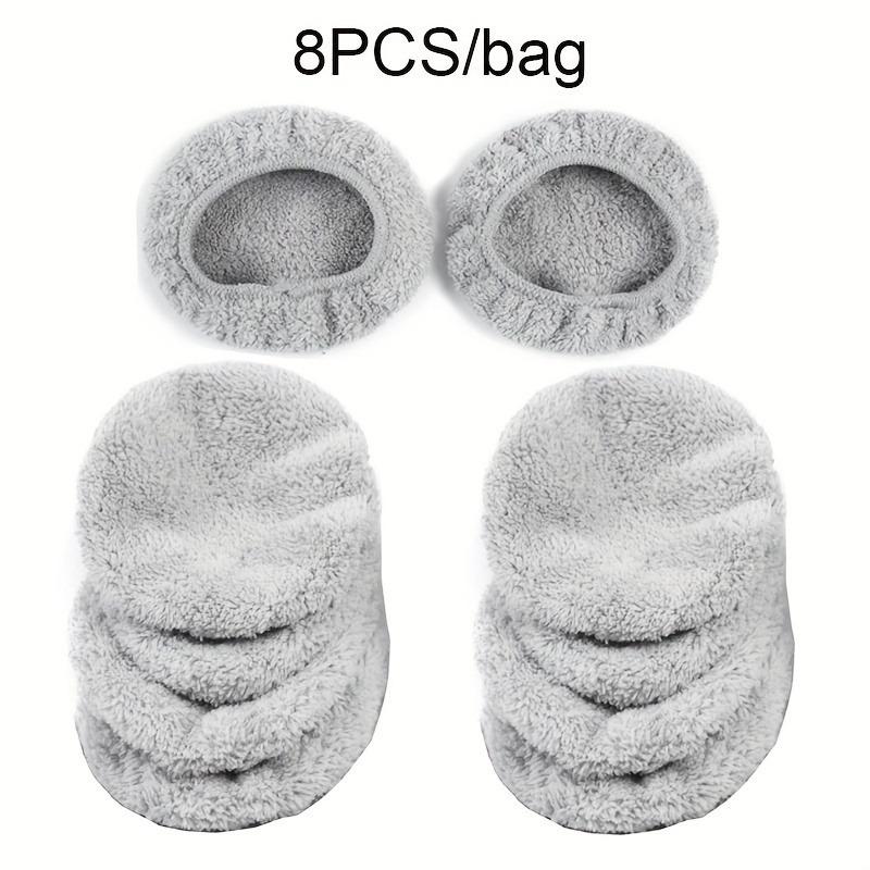 TEMU 8pcs/12pcs, Suitable For Cleaning Robot Cloth Cover , Household Mop Cloth Cover, Reusable Washable Cleaning Cloth Cover, Cleaning Supplies, Cleaning Accessories, Christmas Supplies