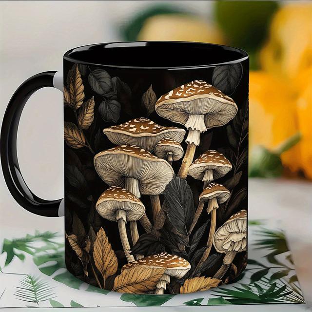 TEMU 11oz Porcelain Cup - Suitable For Coffee, Tea, Milk, And More - Ideal For Valentine's Day, Easter, And Birthdays - Stylish Office Mug