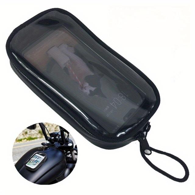 TEMU オートバイ燃料タンク用バッグ（防水携帯電話ケース付き）