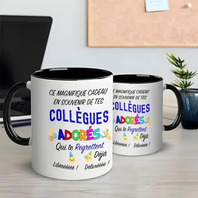 TEMU 1 Stück 11oz Keramikbecher – Ideale Geschenke für Freunde, Familie Kollegen – Perfekt für Geburtstage, Partys Weihnachten