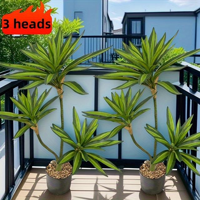TEMU 1pc, Green Artificial Lily Bamboo, Plant, Plastic False Leaf, Suitable For Spring, Bedroom, Room, Dining Table, Party, Office, Garden Landscape, Shopping Mall, Window Decoration