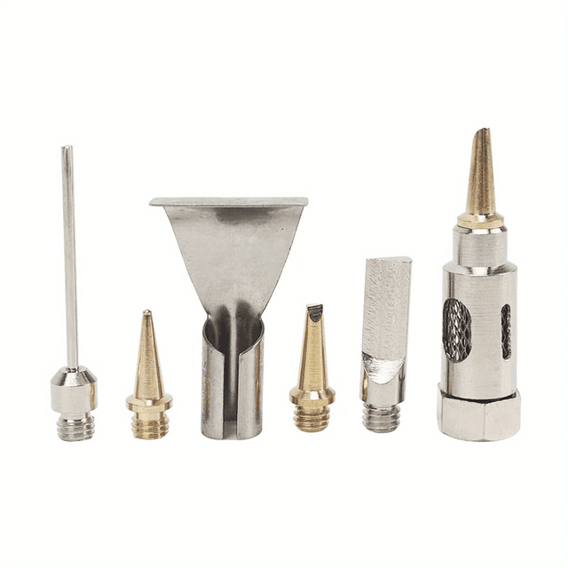 TEMU 6pcs, Portable Tool Accessories, Barbecue Tool Kit, Tool Accessories, Metal Material, Used In Various Such As Barbecues, Stoves, Dinners, Parties, And Daily