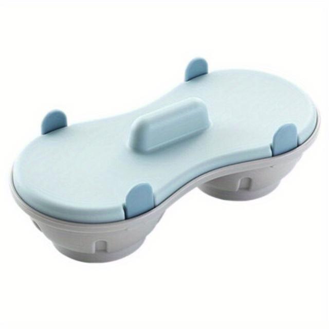 TEMU Dual-cup Microwave Egg Poacher - Prep, High-temperature Resistant, Dishwasher Safe, /orange, For 2 Eggs At