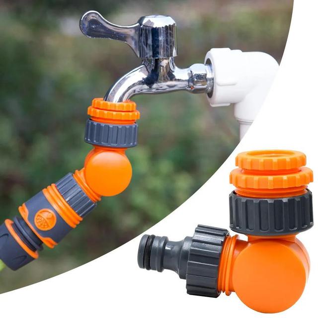 TEMU 1/2-inch Quick-connect Hose Adapter For Garden Faucet - Durable Plastic Leak-, Hose Connection For Lawn Care, Watering & Irrigation Systems, Compatibility, Design, Threaded Connection, Secure