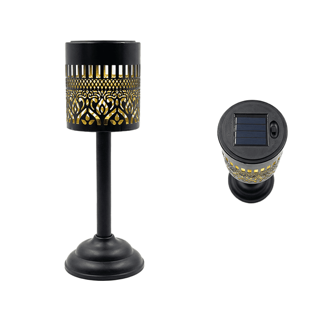 TEMU Led Solar Outdoor Table Lamp, Portable Solar Lamp Stand, Suitable For Outdoor Patios And Gardens Ip44
