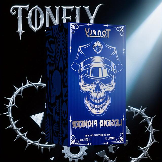 TEMU Legend Pioneer Men's Cologne, 7 Fl Oz Scent, & Helmet Design, Long -lasting, Suitable For Casual Attire, High-quality Perfume Oil, Trendy Packaging, Men's Fragrance