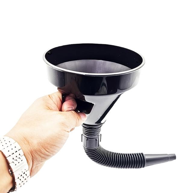 TEMU Паливна воронка для мотоцикла, пластикова воронка для води, розсувна трубка
