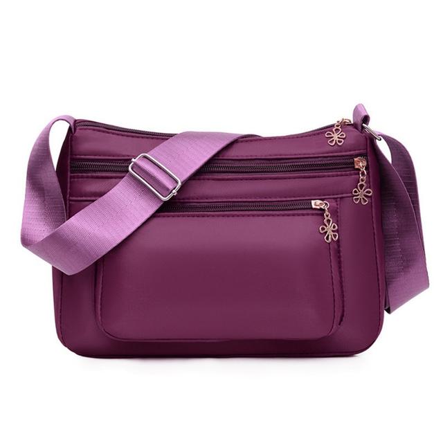 TEMU กระเป๋าสะพายข้างผู้หญิง น้ำหนักเบา ทำจากไนลอน หลายช่อง ความจุใหญ่ กระเป๋าถือแฟชั่นและกระเป๋าสตางค์ เหมาะสำหรับการเดินทางและการใช้ชีวิตประจำวัน