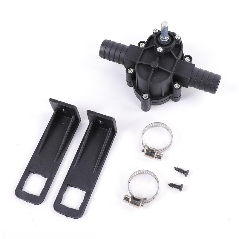 TEMU Bomba de agua portátil manual autocebante - Construcción de metal duradero, no necesita electricidad/batería, ideal para diésel/petróleo/queroseno
