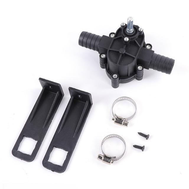 TEMU Bomba de agua portátil manual autocebante - Construcción de metal duradero, no necesita electricidad/batería, ideal para diésel/petróleo/queroseno