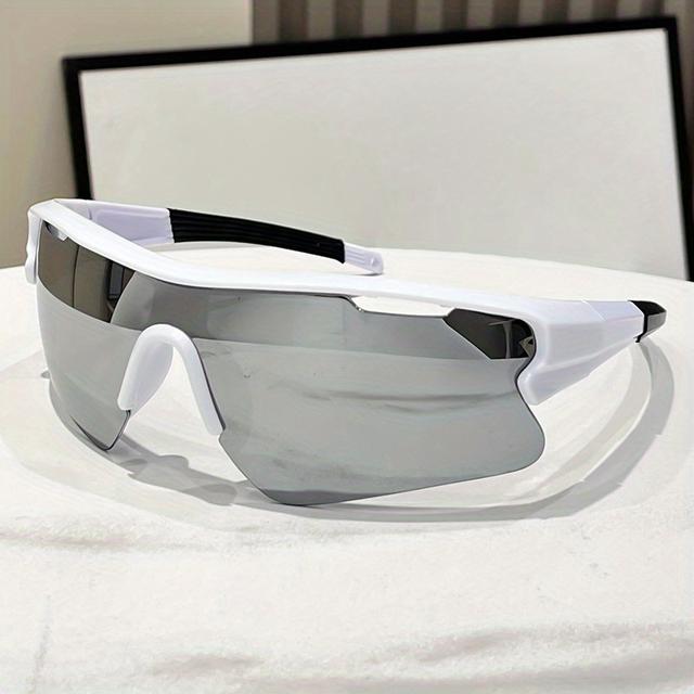 TEMU Fashionable Men's And Women's Glasses Suitable For Daily Life, Made Of Pc Material, With Decorative Lenses, For Ordinary Use
