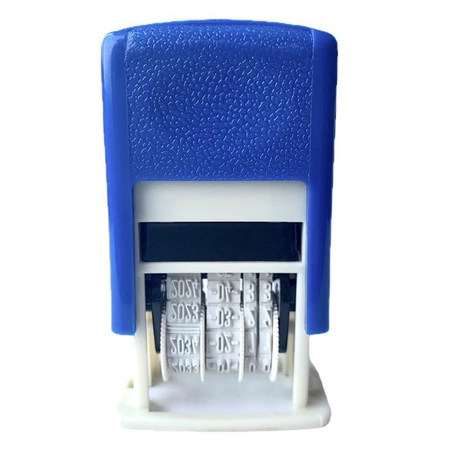 TEMU 1 állítható dátumbélyegző, használható kézi számlákhoz/ajándékokhoz stb. (Ez a termék nem tartalmaz tintát, kérjük, vásároljon tintát külön.)