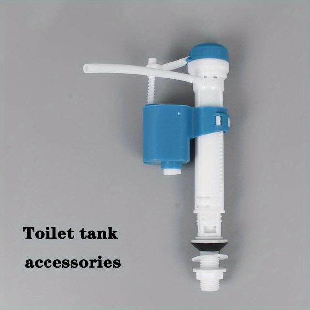 TEMU Toilet Water Tank Fittings Intake Valve Toilet Outlet Fill Valve Set Float Valve Blister Universal Toilet Accessories