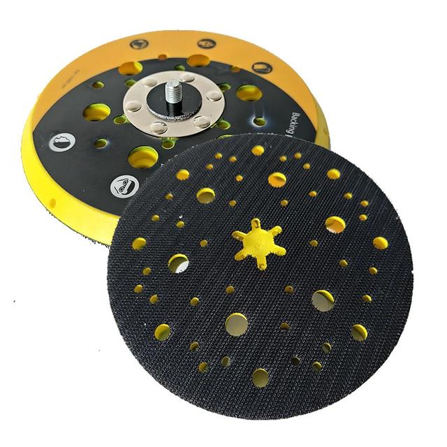 TEMU FOR Plateau Général pour Meuleuse, pour Ponceuse , 6 Tailles, 150Mm, Base de Disque Pneumatique, Machine de Ponçage, Disque Collant