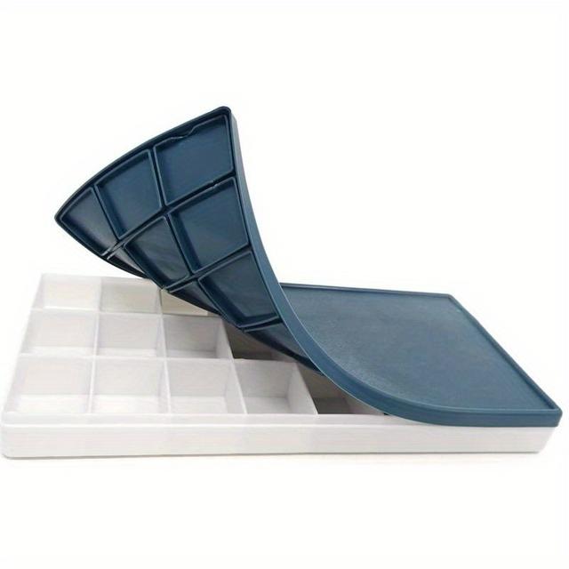 TEMU 1pc ArtPro de de 24 Cavidades com Macia - Polipropileno Durável para Mistura de e Acrílica, Organizador de Suprimentos de Arte