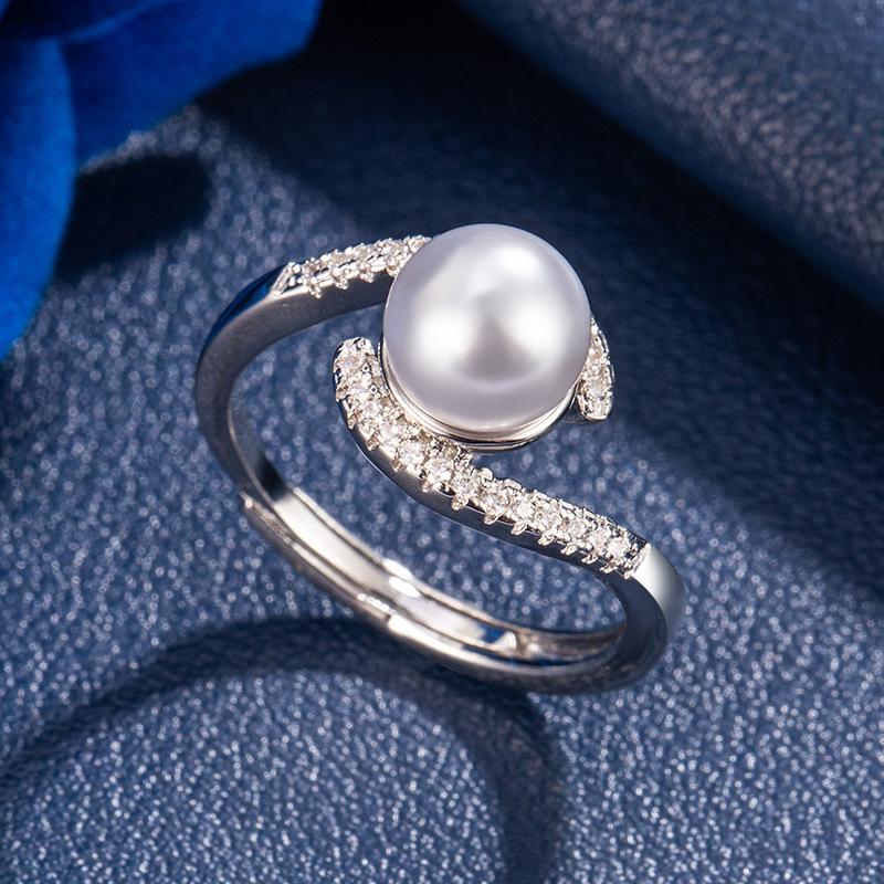 TEMU 【S925シルバー製】で使いやすいオープンリング。女性に最適。婚約のプロポーズやルなイベントに。