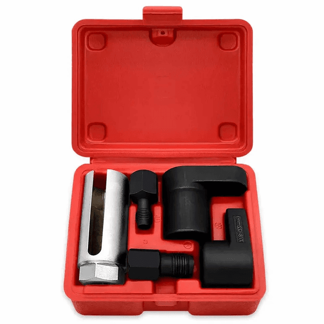 TEMU Pipe Wrench Kit With Oxygen Sensor, Installation And Maintenance Tools, , Drive Disassembly, Automotive Parts, 5pcs, 22mm, 1/ 2 "and 3/ 8"