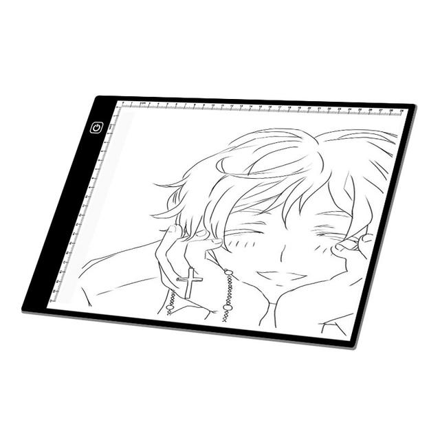 TEMU Led Light Pad - Usb Charging Light Drawing Table For Animation Sketching, Stencil Painting & Copy Board Use