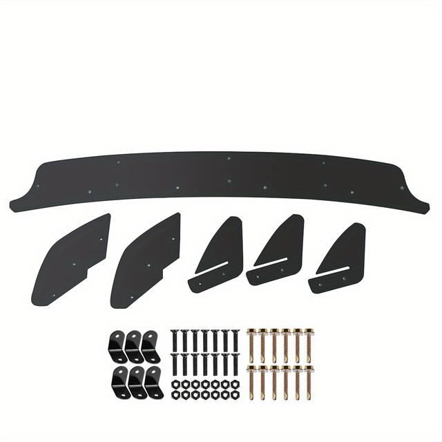 TEMU Diffúzor Golf 6 VI MK6 GTI 2010-2014 HOT Hátsó Lökhárító Szélvédő Spoiler VW Kiegészítők Autó Külső Módosító Alkatrészek Autó-Stílus