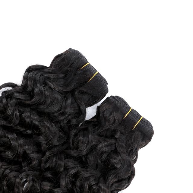 TEMU 2 piezas/paquete 100g/pieza Cabello Brasileño Onda de Agua 2 Paquetes/200g Cabello Humano Rizado Profundo Virgen 100% Sin Extensiones de Doble