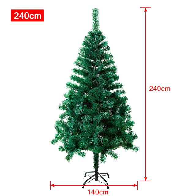 TEMU Christmas Tree In Sizes 120cm, 150cm, 180cm, 210cm, And 240cm, Made Of Pvc, Resembling A , Perfect For The