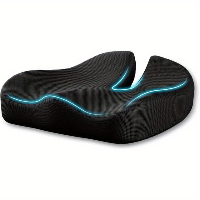 TEMU Polštář na Sedadlo, Extra Velký Polštář z Paměťové Pěny pro Kancelářské Židle