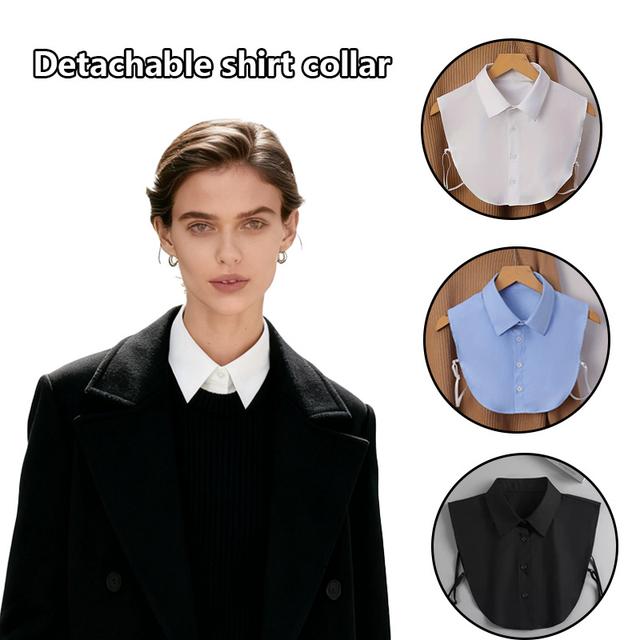 TEMU Set Of 1/3 Elegant Detachable Collars - Versatile For All | Suitable For Dresses/sweaters/shirts | Perfect For Work Commutes Or Dates/parties | Multifunctional Fashion Accessory | Bra Accessory
