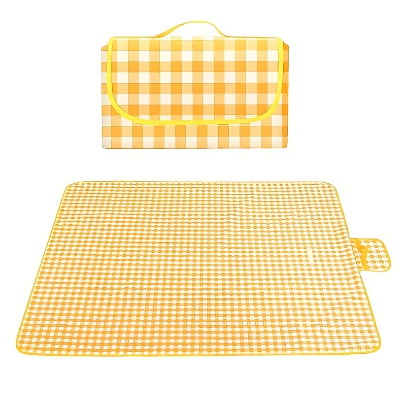 TEMU Outdoor Picnic Mat Camping Blanket, Oversized Beach Blanket Portable Travel Blanket For Indoor And Outdoor Family Games, Men's Women's Lawn Non-food Direct Contact Non-food Direct Contact