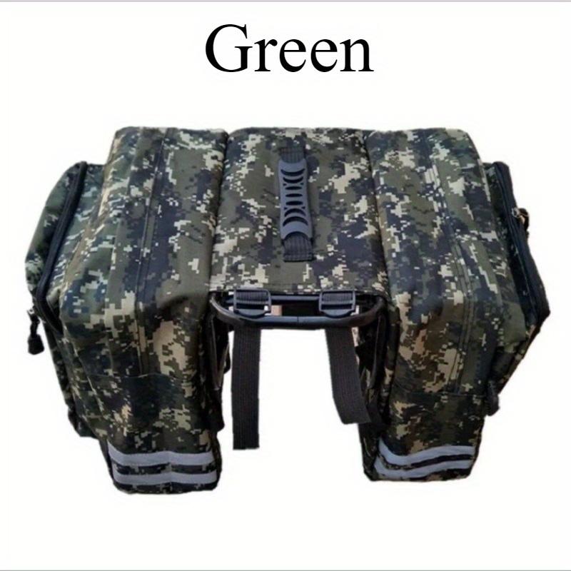 TEMU 1pc Large Bike Bag Mountain Bike Rack Bag Multifunction Road Bicycle Pannier Double Side Rear Seat Trunk Bag