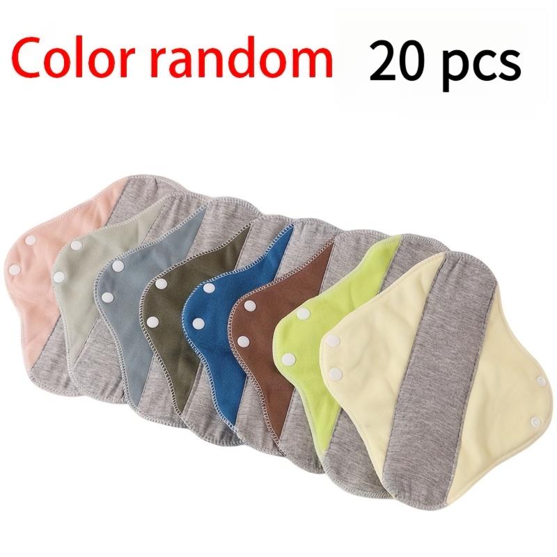 TEMU 20pcs Washable Adult Diapers - Graphene Underwear Pads For Elderly/ Reusable Washable Pads For Women, Anti-leakage Fabric, Material,