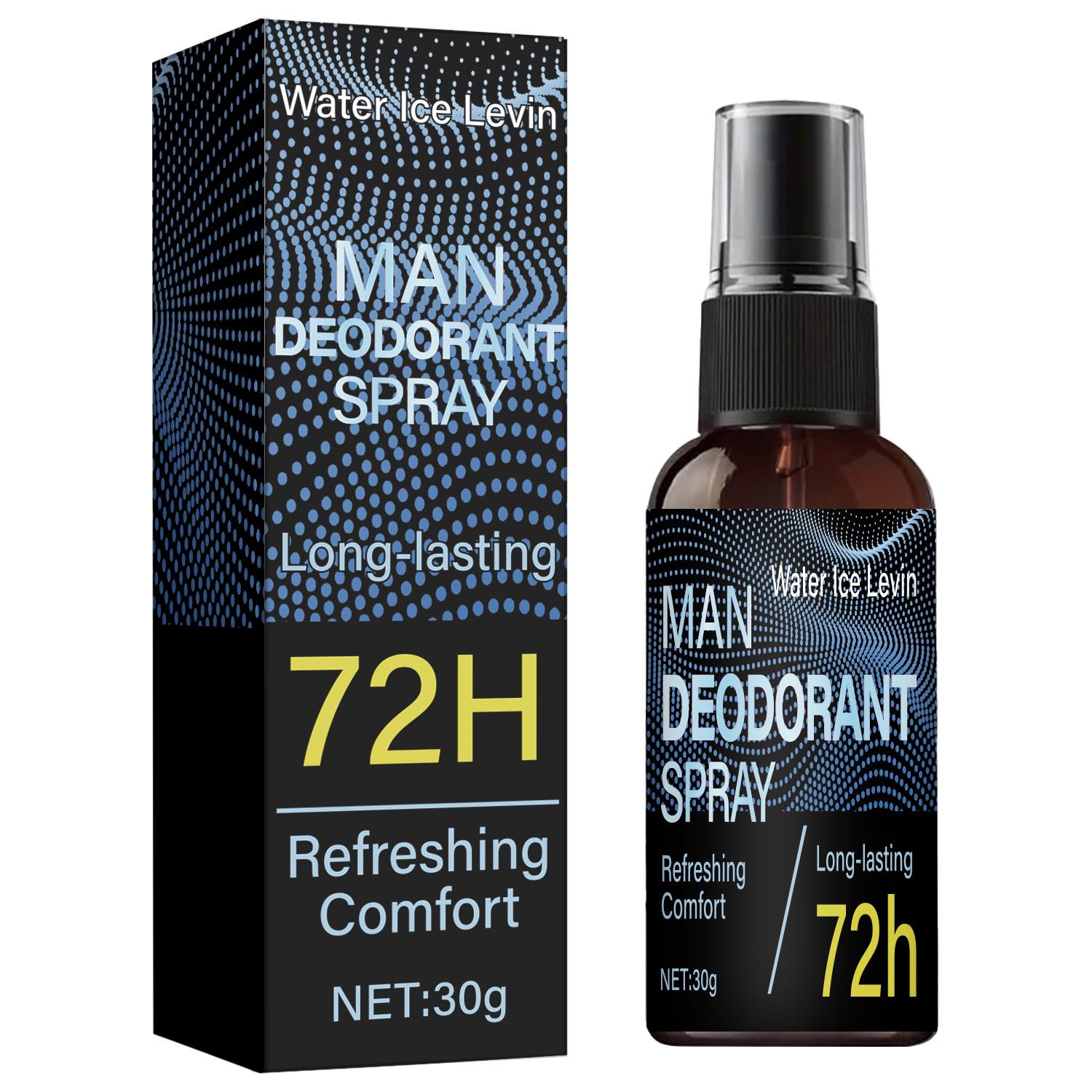 TEMU Water Ice Vegetable Deodorantspray för Män - Uppfriskande och , Speciellt Designad för Män, Ger Huden en Fräsch Känsla, Enkel och att Använda, Sköljning med Vatten Krävs