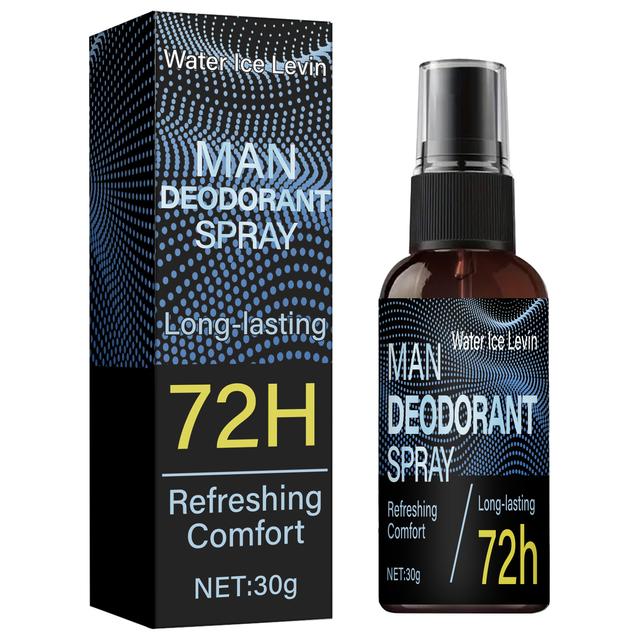TEMU Water Ice Vegetable Deodorantspray för Män - Uppfriskande och , Speciellt Designad för Män, Ger Huden en Fräsch Känsla, Enkel och att Använda, Sköljning med Vatten Krävs