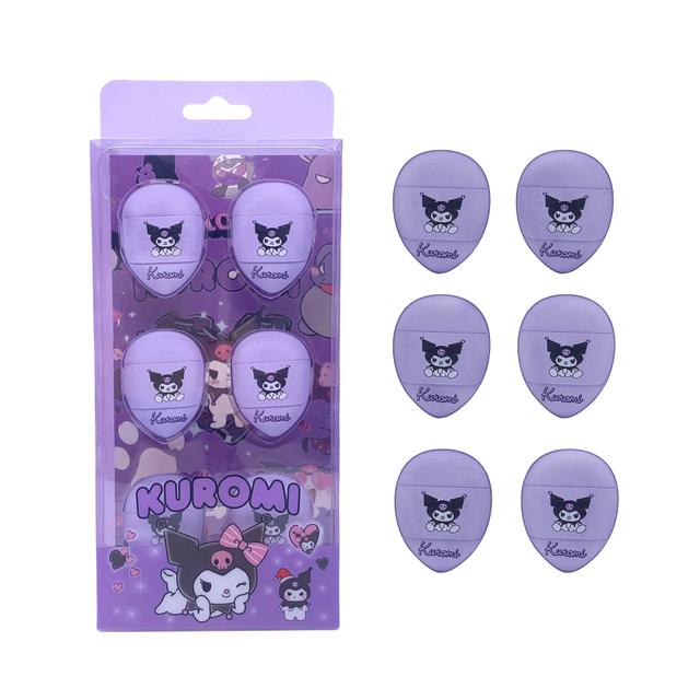 TEMU Hello Kitty Kuromi Thumb Air Cushion Puff Finger Puff Mini Slippers Makeup Sponge