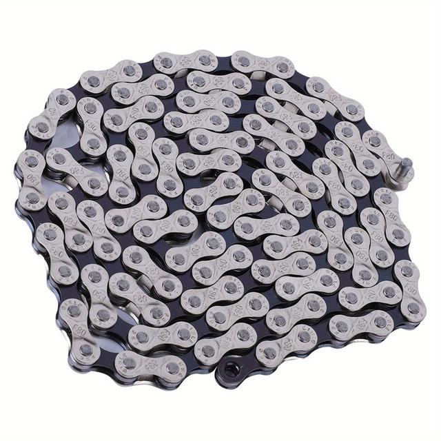 TEMU Keenso Bike Chain 21 24 27 Bicycle Chain Steel Bicycle Hollow-out Chains For (18-24 )