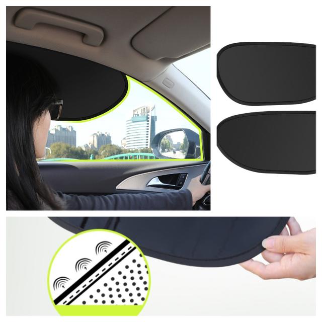 TEMU Car Summer Sunshade | Heat-insulating, Anti-static Film, Non-obstructive Side Window Sunshade For Left Side, Material