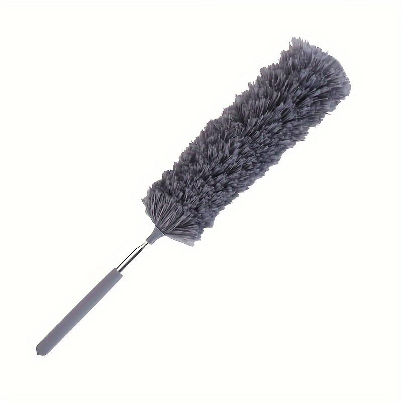 TEMU Electrostatic Removal Brush, Telescopic Adjustable Handle, 360 ° Rotating Cleaning, Furniture/keyboard/ Multifunctional, Washable, Reusable, Minimalist Aesthetic Cleaning