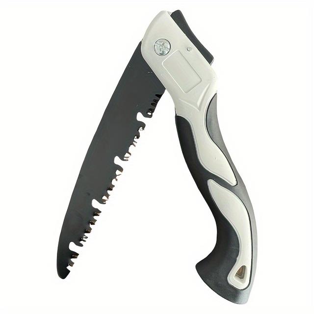 TEMU 1pc Of Handheld Saw For Home Use, A Powerful Tool For Cutting Trees And Wood, Featuring High Steel For Quick And Efficient Woodworking.