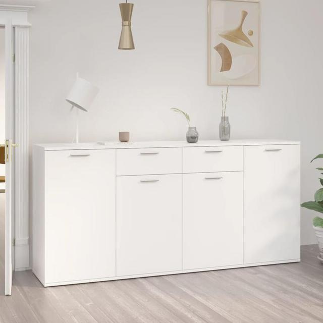 TEMU Sideboard/ Side Cabinet/ Cupboard160x36x75cm. The Top Is To Display Plants, Photo Frames And Other Decorative Items- A Great Addition Room, Bedroom, Living Room Or Office.