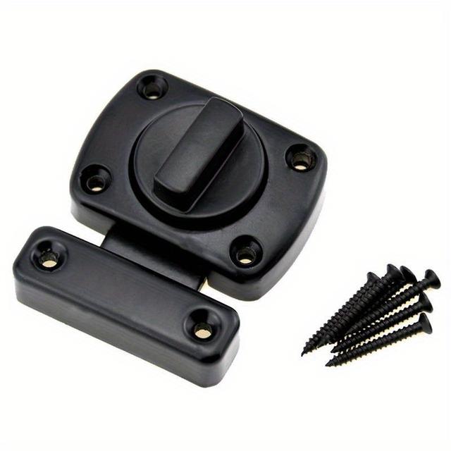 TEMU Universal Twist Lock Alloy Security Thicken Cast Barrel Bolt Slide Latch Bathroom Door