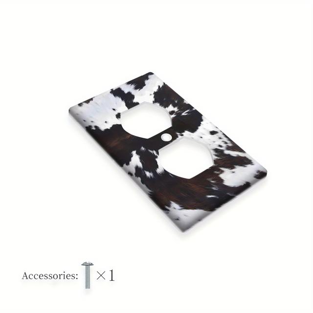 TEMU Highland Cow Light For Switch Wall Plate - 1 Gang, Perfect For Indoor/outdoor Decor In Bedroom, Kitchen, Bathroom - , No Battery Required