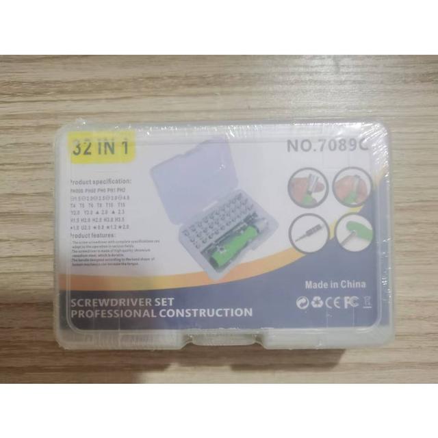 TEMU Screwdriver Set, A Versatile Disassembly Tool Kit Featuring Strong And High Hardness. Includes Irregular Drill Bits, A Sturdy Metal Case, And Tip Attachments—essential For Disassembly Tasks