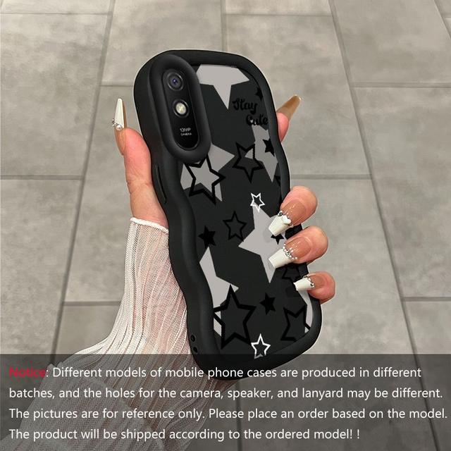 TEMU Funda para Teléfono - Una Funda Flexible para Redmi 9A con Diseño de Estrella de , Resistente a los Impactos e Ideal para el Entretenimiento