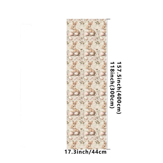 TEMU 1 Rolle Vintage Geschenkpapier | Retro und Eier, Dekoratives Geschenkpapier für Feiertage, Festliches Papier für Feiertagsfeiern