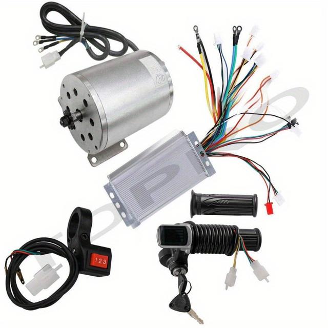TEMU 1800w 48v Brushless Motor Controller Throttle Electric Scooter Go Kart Atv Ebike