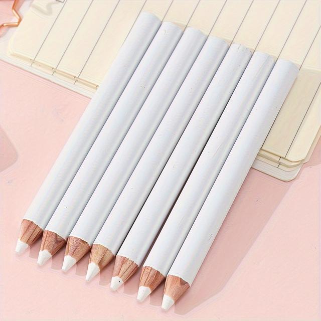 TEMU White Marking Pencil 7-pack, Sewing And Fabric Marking Tools