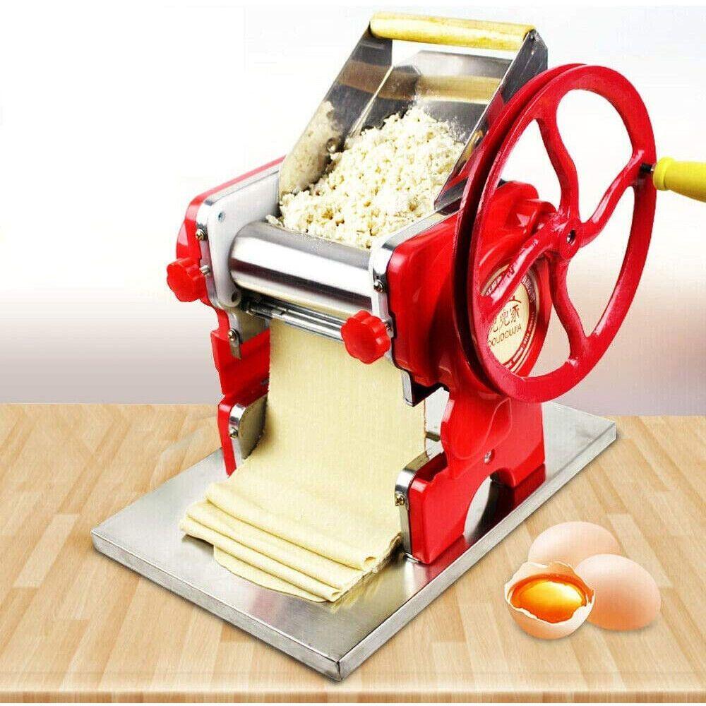TEMU Commercial Grade Noodle Press Rustproof Atlas Style Pasta Roller For Ravioli/ Lasagna Professional Stainless Steel Pasta Maker